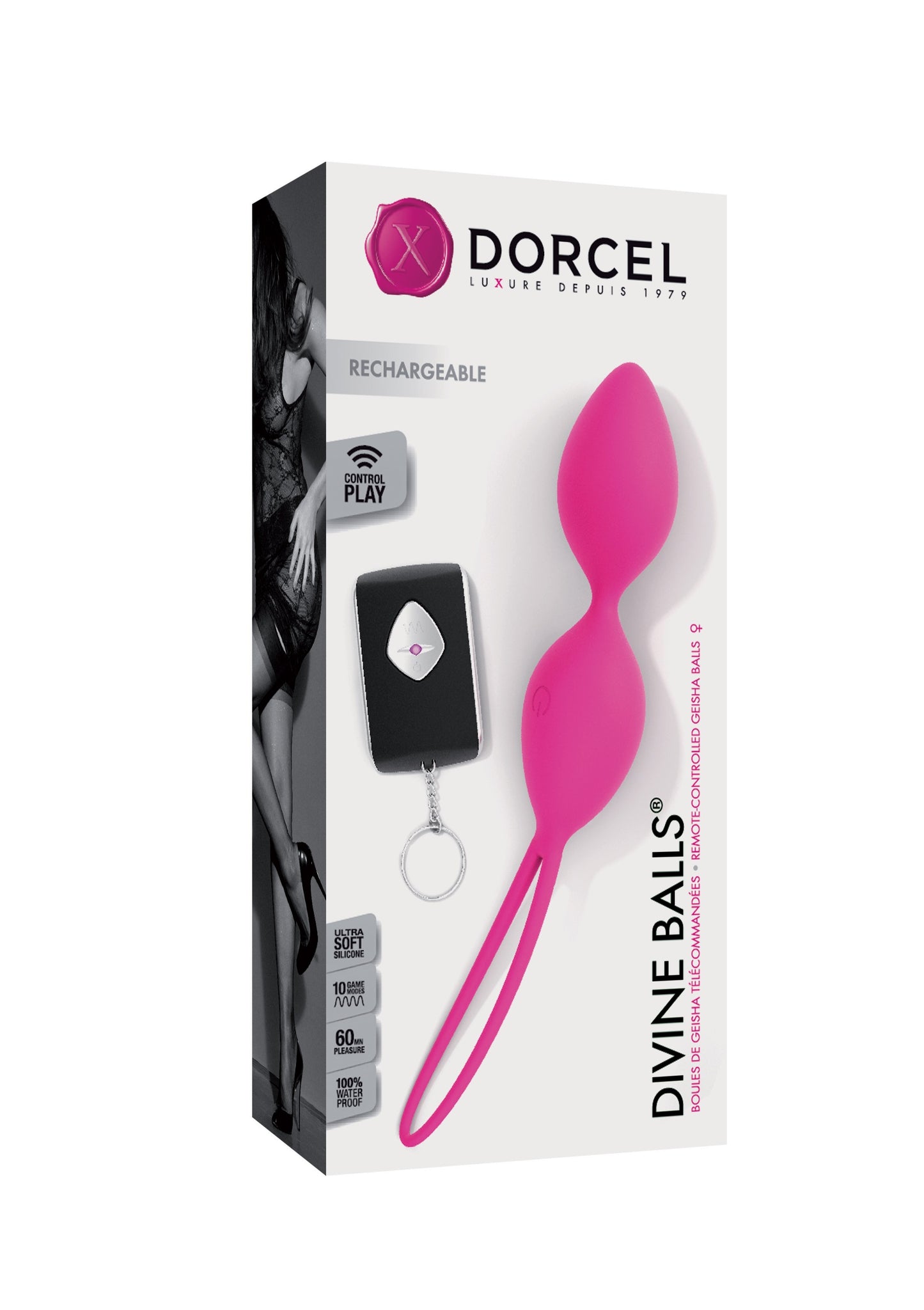 Divine Balls Geisha ou oeuf vibrant rechargeable de chez DORCEL