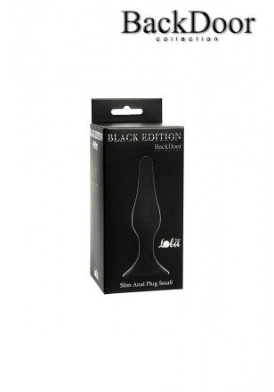 Slim Anal Noir Plug ventouse de chez BLACKDOOR ( PL 11 )