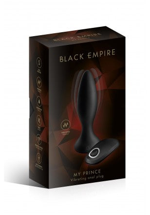 My Prince Plug Anal vibrant télécommande USB de chez BLACK EMPIRE ( PL32 )