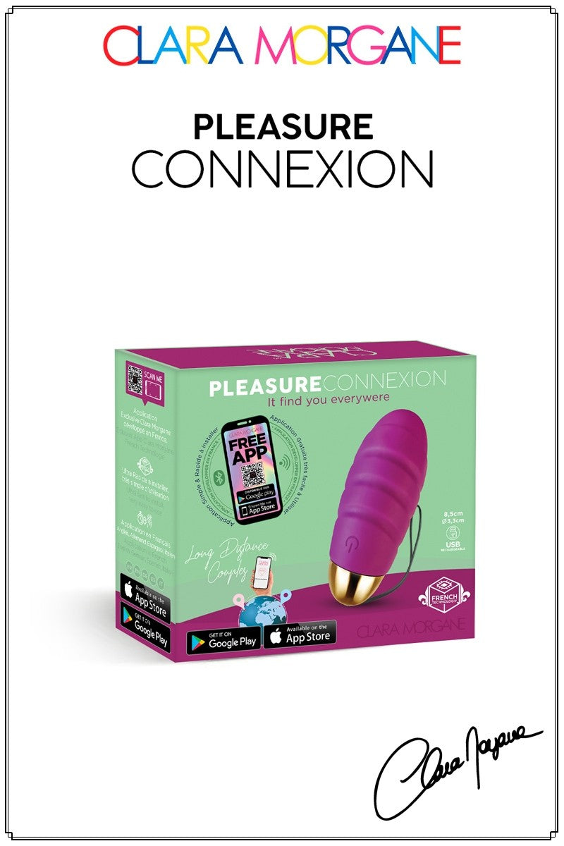 Oeuf vibrant USB connecté bluetooth de CLARA MORGANE SEXTOYS