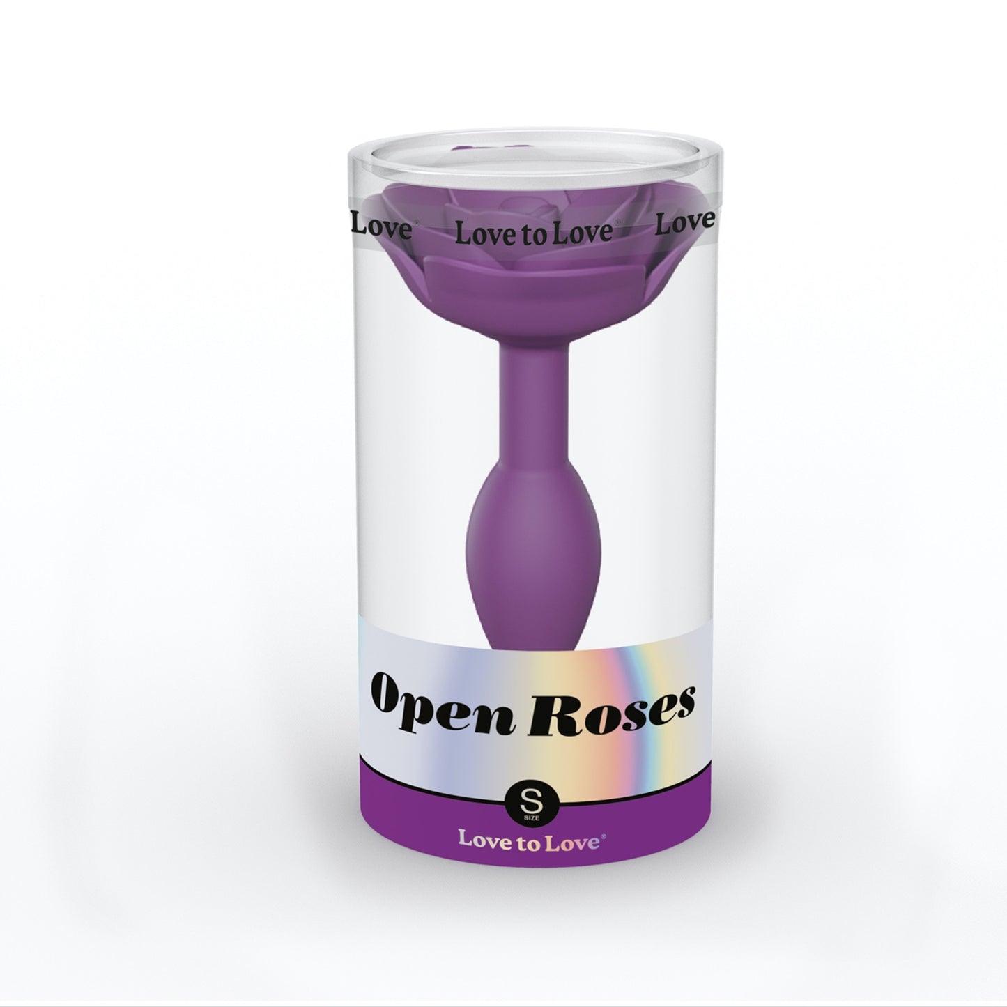 Open Roses S Purple Rain Plug violet de chez LOVE TO LOVE ( PL06 )