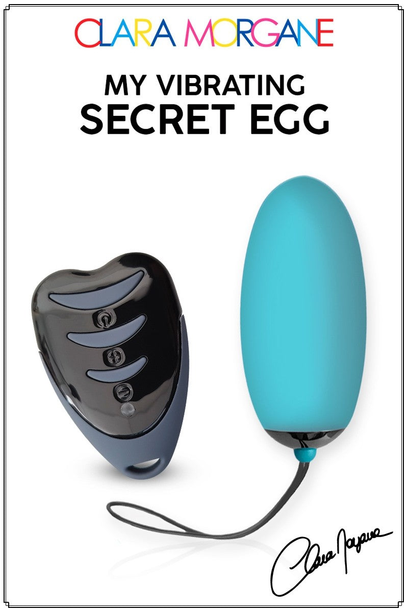 Oeuf Vibrant Secret USB rechargeable et télécommande à pile de CLARA MORGANE SEXTOYS