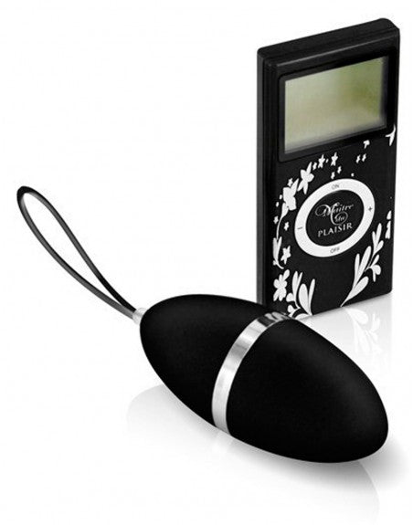 Oeuf Vibrant Noir 10 Vitesses Télécommande Écran LCD