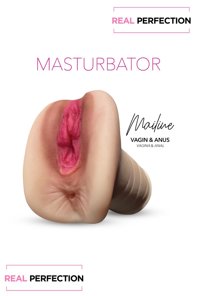 Mailine double Masturbateur Hyper Réaliste Vagin Anus de chez REAL PERFECTION