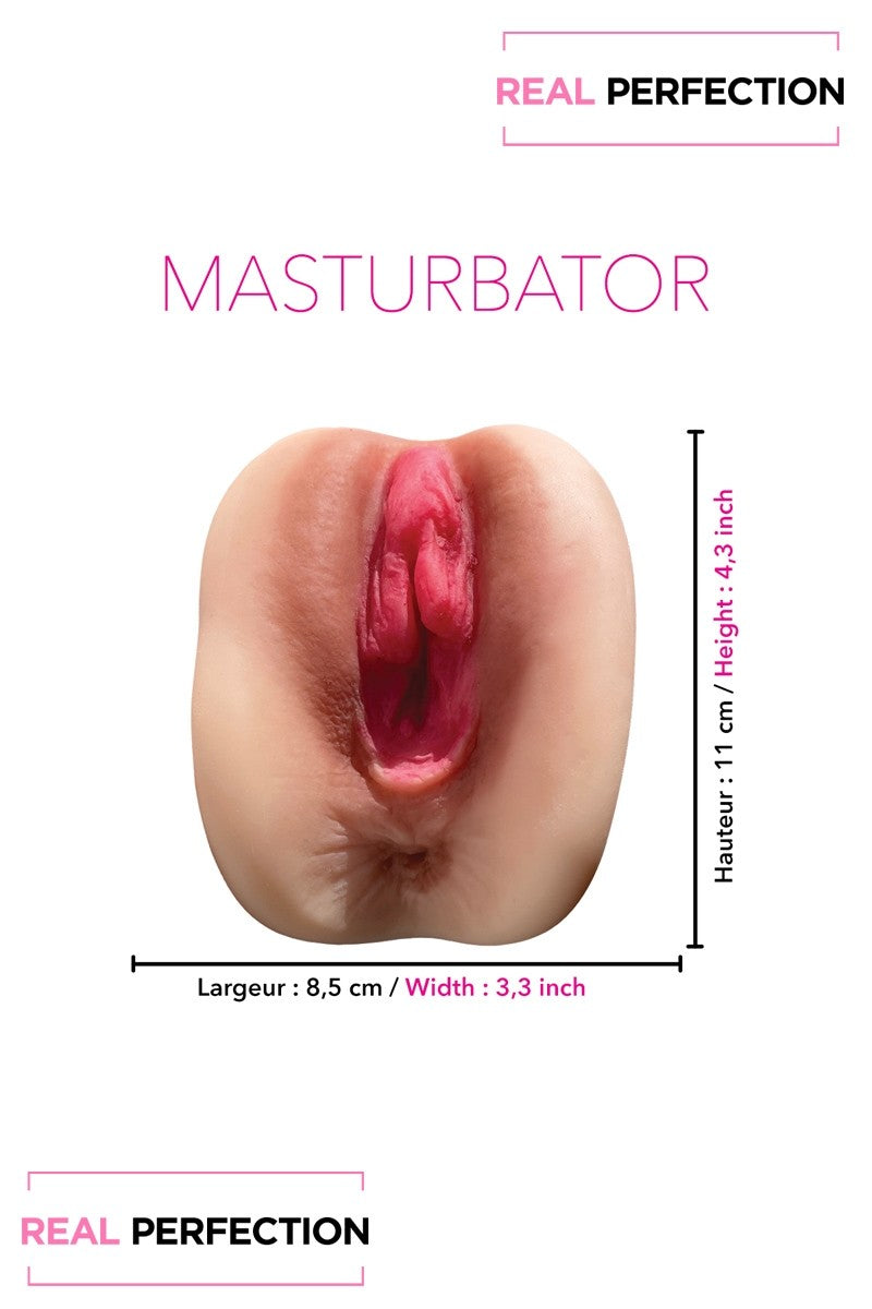 Mailine double Masturbateur Hyper Réaliste Vagin Anus de chez REAL PERFECTION