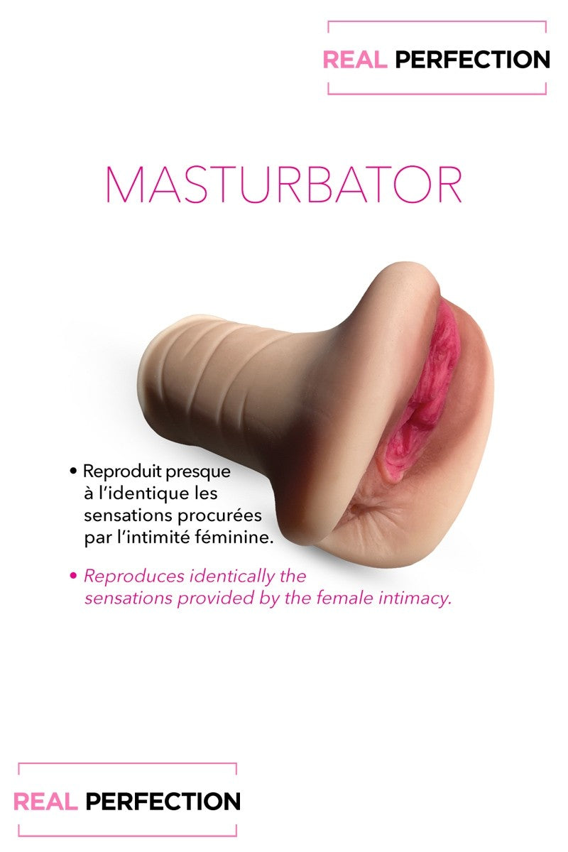 Mailine double Masturbateur Hyper Réaliste Vagin Anus de chez REAL PERFECTION