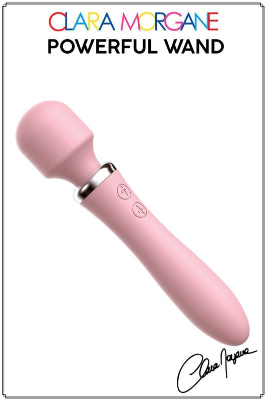 Powerful Wand Vibro Rose USB de chez CLARA MORGANE SEXTOYS